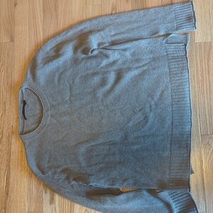 Jenni Kayne Taupe Crewneck Sweater